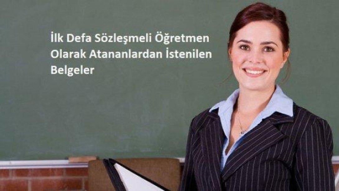 YENİ ATANAN ÖĞRETMENLERİMİZİN DİKKATİNE!